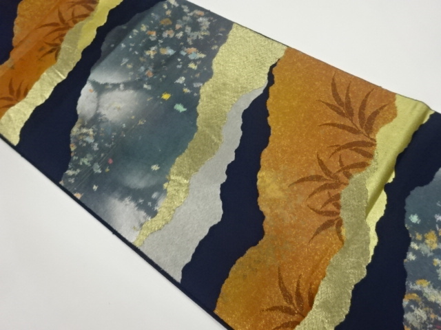 JAPANESE FUKURO OBI / WOVEN MICHINAGADORI